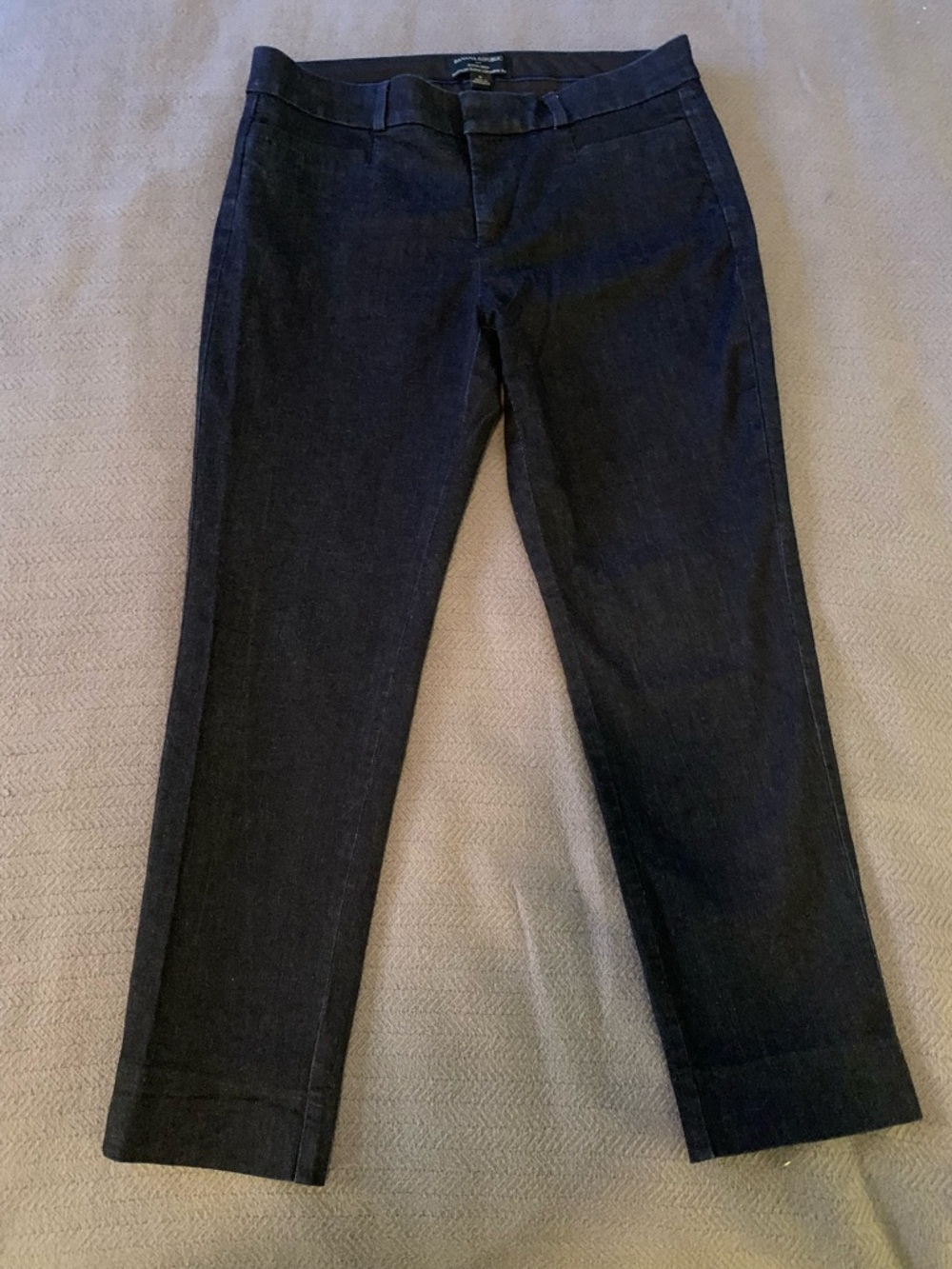 Banana Republic Sloan Crop Jeans in Dark Indigo